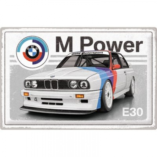 Blechschild BMW E30 1